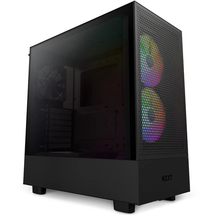 NZXT H5 Flow RGB Black ATX Mid Tower PC Case