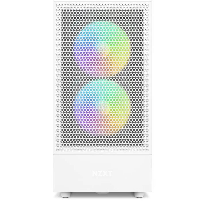 NZXT H5 Flow RGB White ATX Mid Tower PC Case