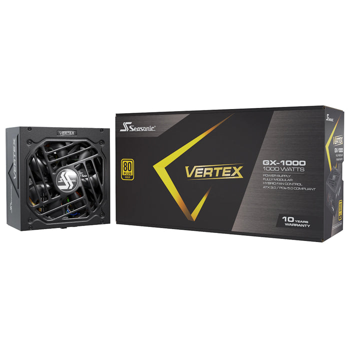 1000W Seasonic VERTEX GX-1000 ATX 3.0 Gold Modular PSU