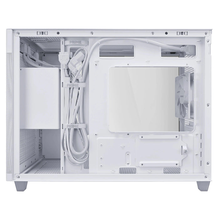 Asus Prime AP201 Tempered Glass White MicroATX Case