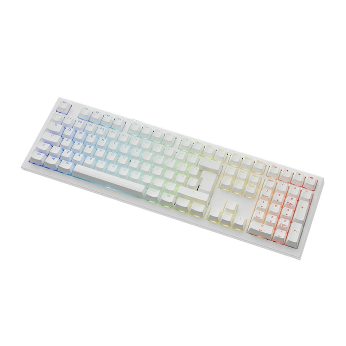 Ducky One X Fullsize ISO UK White Mechanical Keyboard — Computer Orbit