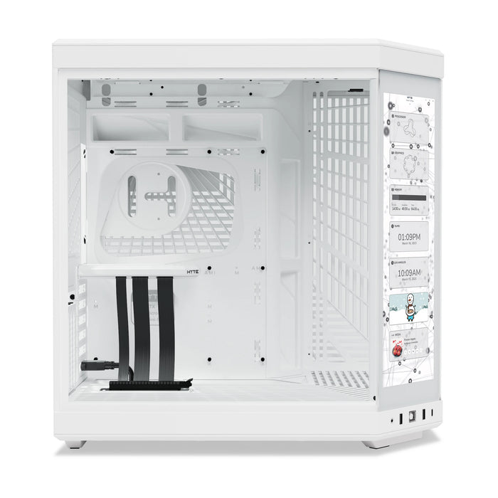 Hyte Y70 Touch Snow White Dual Chamber ATX PC Case