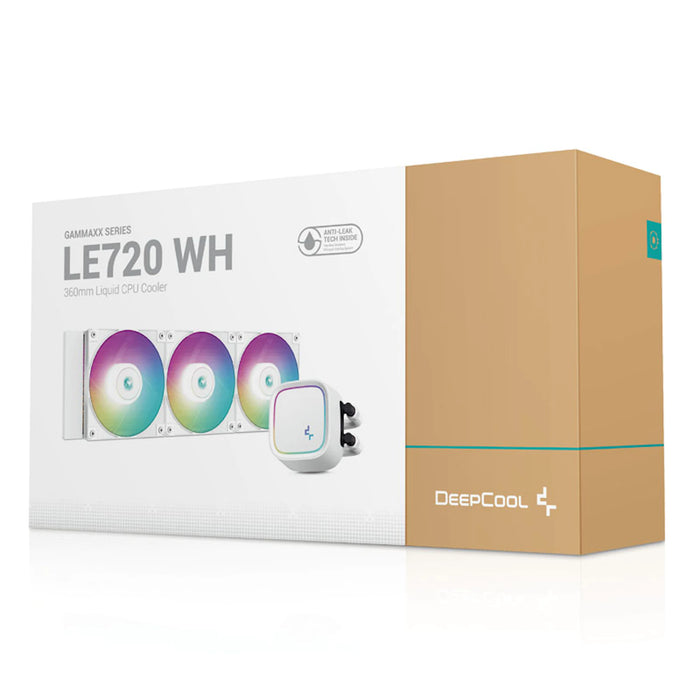 Deepcool LE720 WH A-RGB 360mm White AIO Liquid Cooler