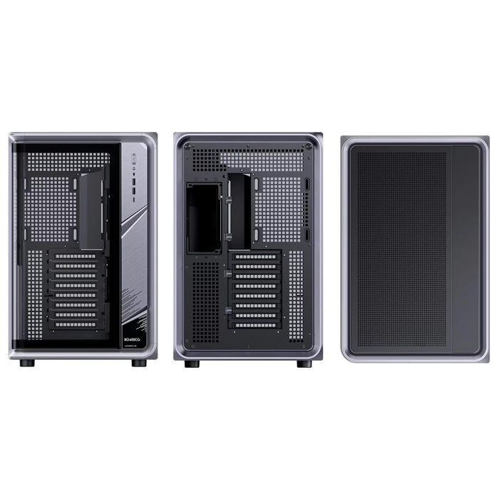 Jonsplus BO400CG Curved Glass Aluminium Dual Chamber ATX Case