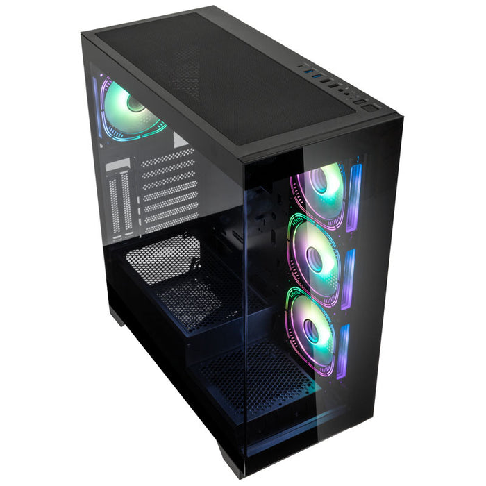 Kolink Unity Peak Black Glass Mid-Tower ATX PC Case