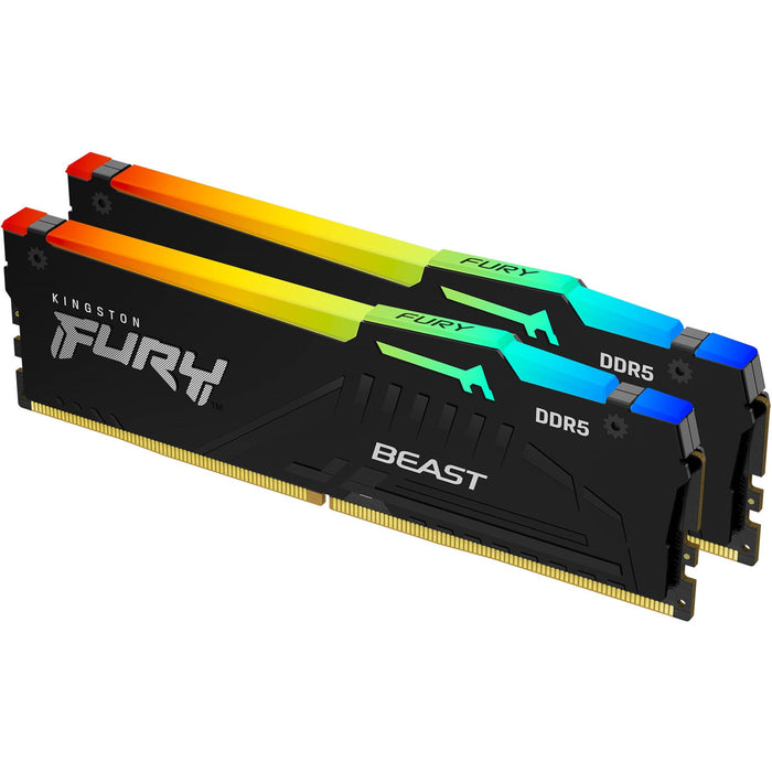 16GB (2x8GB) DDR5 6000MHz CL40 Kingston FURY Beast RGB RAM