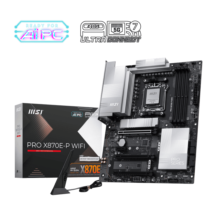 MSI PRO X870E-P WIFI ATX AM5 Motherboard