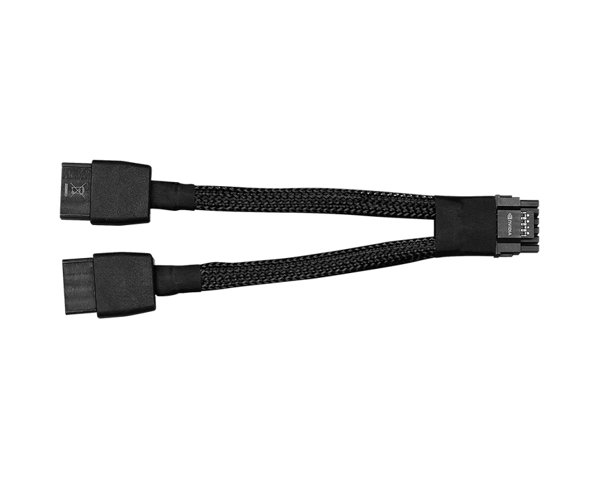 Nvidia 12VHPWR 12+4 pin to 2x 8 pin PCIe Power Adapter Cable