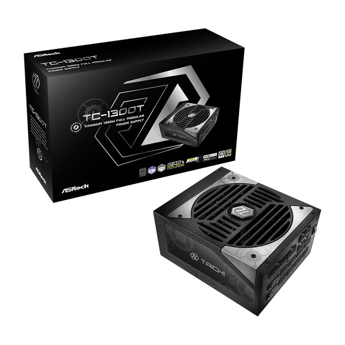 1300W ASRock TC-1300T ATX 3.1 Titanium Fully Modular PSU