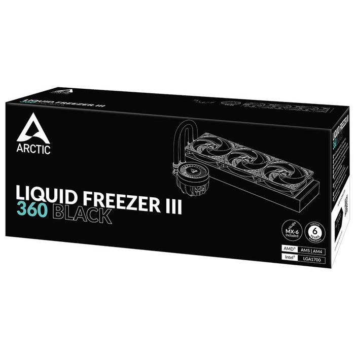 Arctic Liquid Freezer III Black 360mm AIO Liquid Cooler