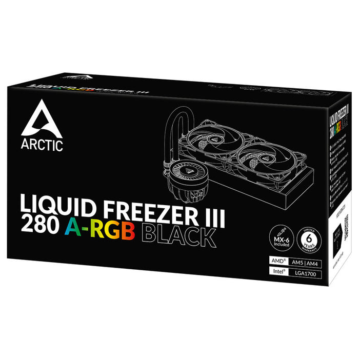 Arctic Liquid Freezer III A-RGB Black 280mm AIO Liquid Cooler
