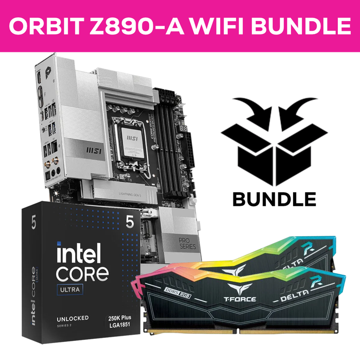 Orbit Intel Z890-A Bundle - 32GB (2x16GB) 7200MHz DDR5 RAM & MSI Pro Z890-A WIFI