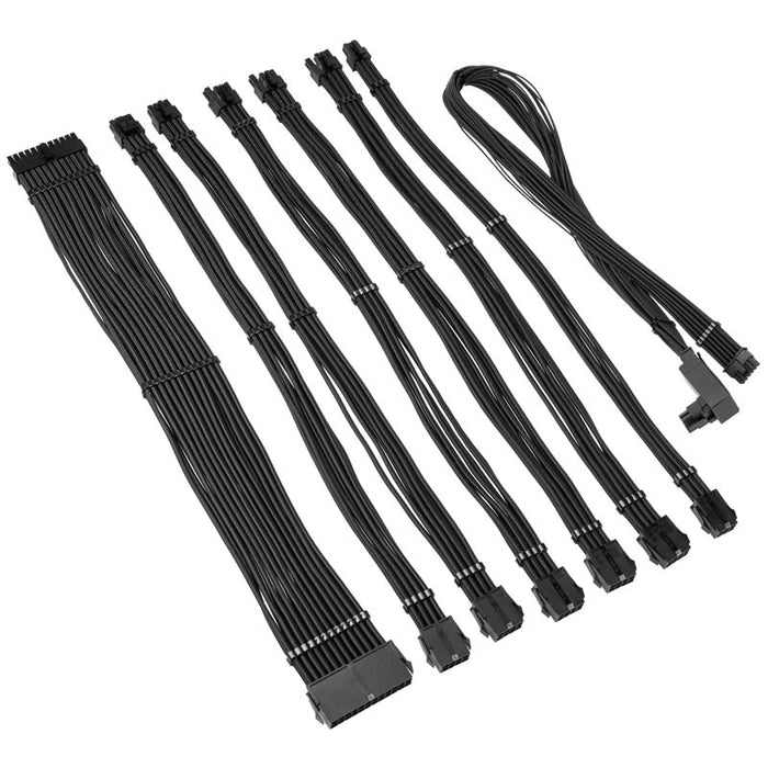 Kolink Core Pro Braided Cable Type 2 Extension Kit Jet Black