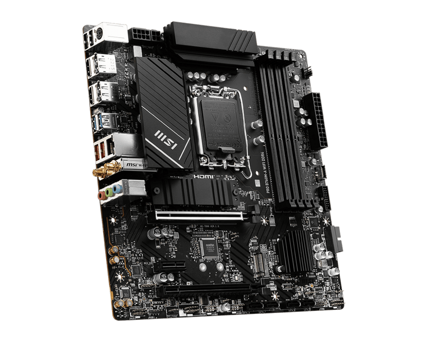 MSI PRO B760M-A WIFI DDR4 LGA 1700 Motherboard