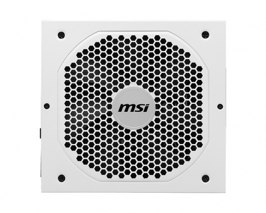 750W MSI MPG A750GF Gold Fully Modular PSU White