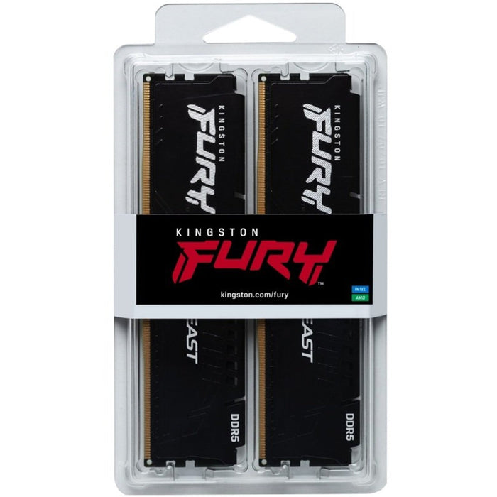 32GB 2x16GB DDR5 5600MHZ CL38 Kingston Fury Beast RAM