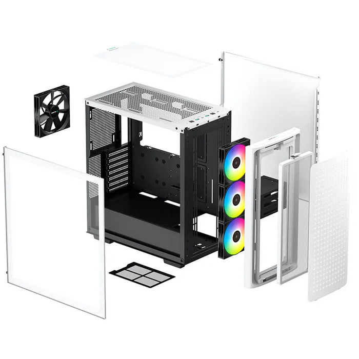 DeepCool CK560 A-RGB Mid Tower Gaming Case White