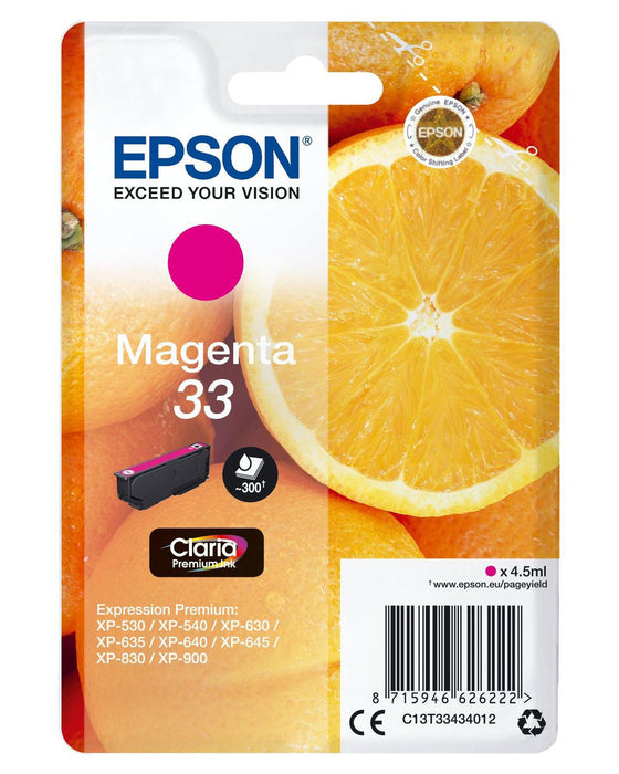 EPSON 33 MAGENTA INK CARTRIDGE