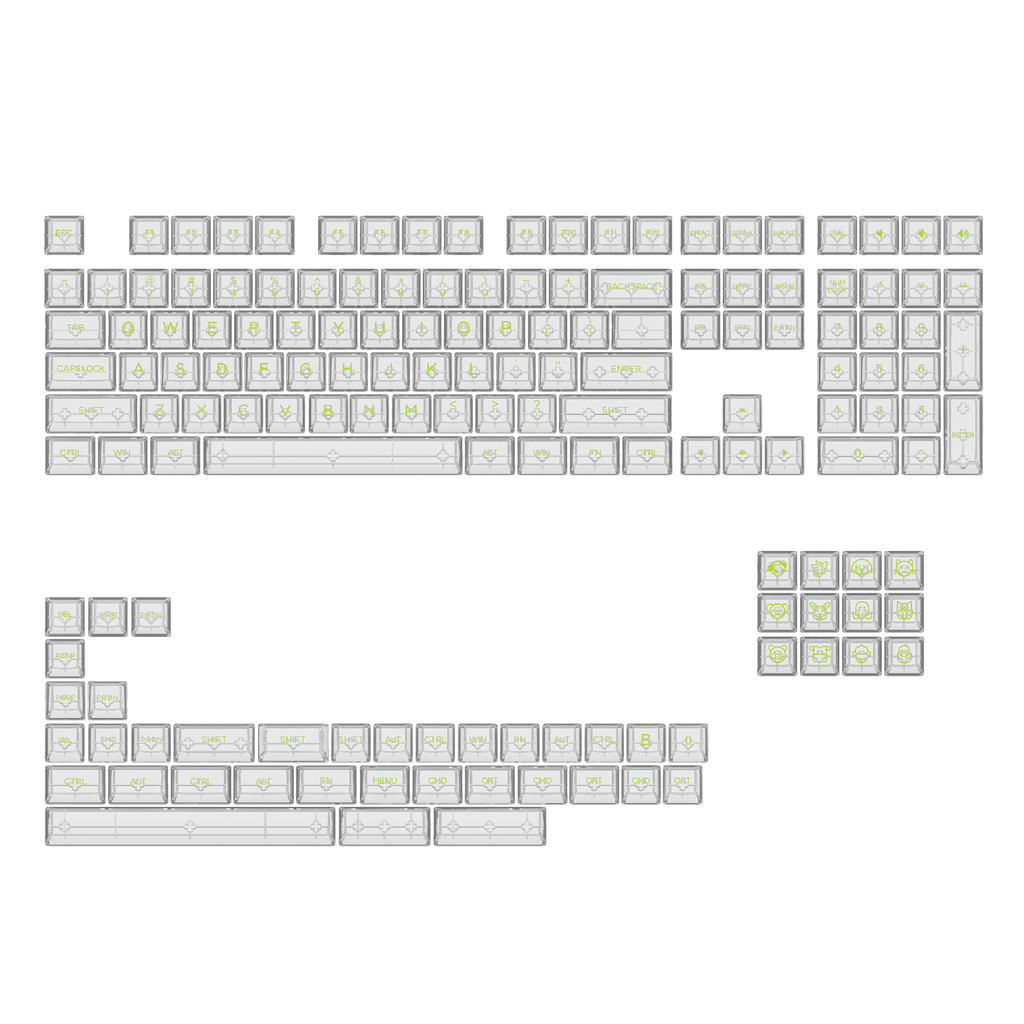 Keyboard Keycaps — Computer Orbit