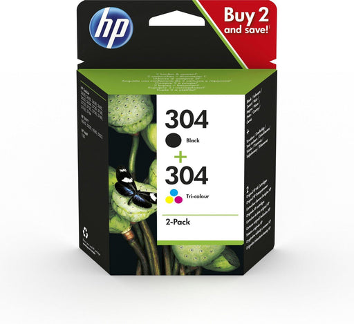 HP 304 COMBO 2 PACK INK CARTRIDGES