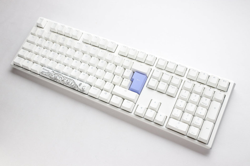 Ducky One 3 Pure White UK ISO RGB Cherry MX Brown