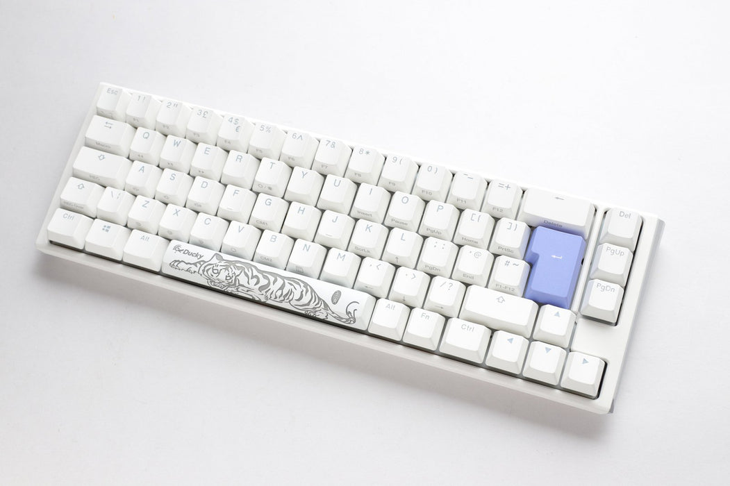 Ducky One 3 SF Pure White UK ISO RGB Cherry MX Red