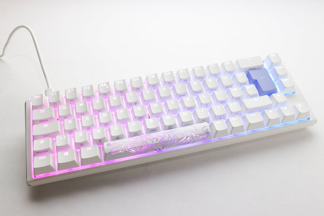 Ducky One 3 SF Pure White UK ISO RGB Cherry MX Black