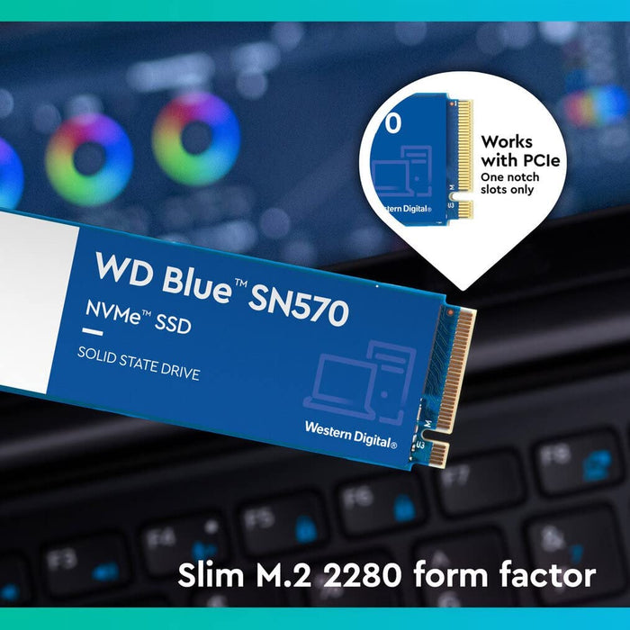 1TB WD Blue SN570 PCIe NVMe M.2 SSD