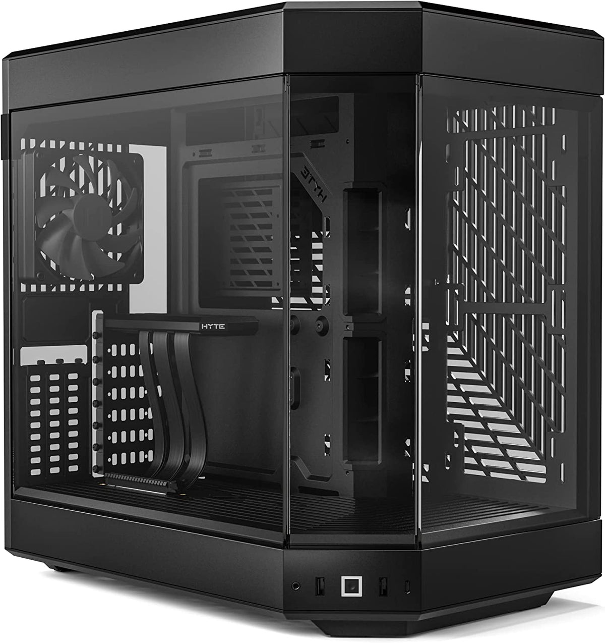 HYTE Y60 Dual Chamber ATX PC Case Black — Computer Orbit