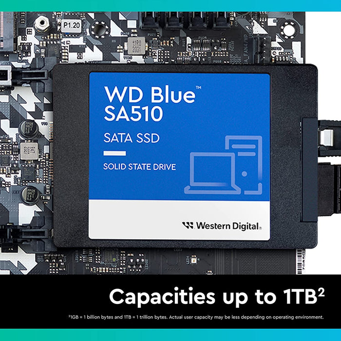 1TB WD Blue SA510 2.5" SATA SSD