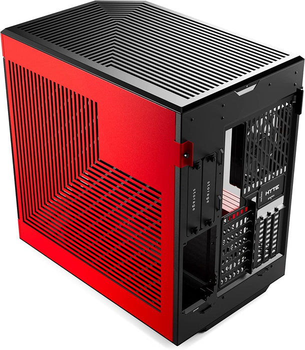 HYTE Y60 Dual Chamber ATX PC Case Black/Red