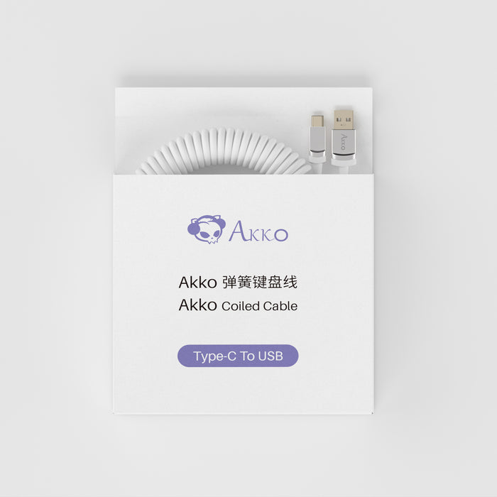 Akko Coiled Cable USB A to C