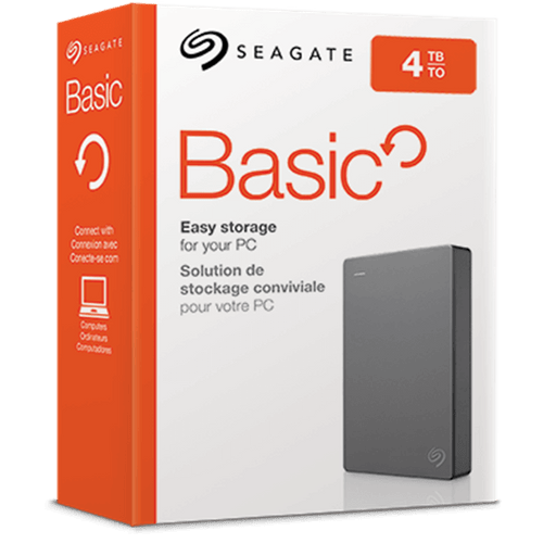 4TB USB3.0 SEAGATE BASIC PORTABLE