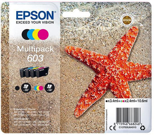 EPSON 603 MULTIPACK INK CARTRIDGES