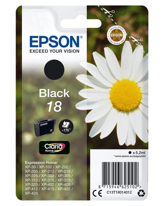 EPSON 18 BLACK INK CARTRIDGE