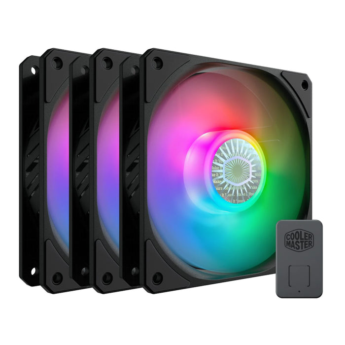 Cooler Master SickleFlow 120 A-RGB Black Edition Fans Triple Pack