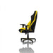 NITRO CONCEPTS S300 FABRIC GAMING CHAIR BLACK/YELLOW