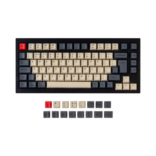 Glorious PC Black ISO Spanish 104 Key OEM Profile Backlit ABS Keycap Set