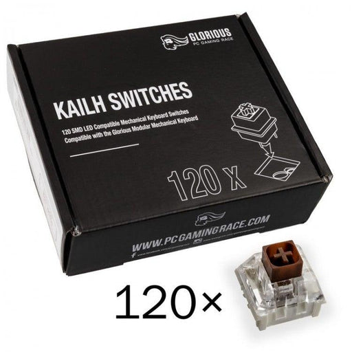 GLORIOUS KAILH BOX BROWN SWITCHES 120PC