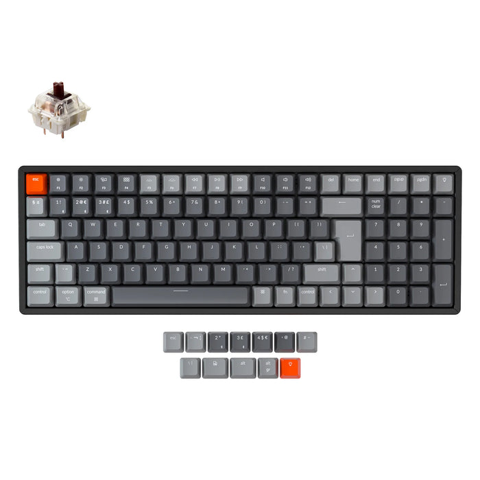 Keychron K4 Aluminium RGB 96% ISO UK Tactile Gateron Brown