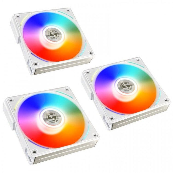 Lian-Li UNI FAN AL120 Addressable RGB White 120mm Triple Pack