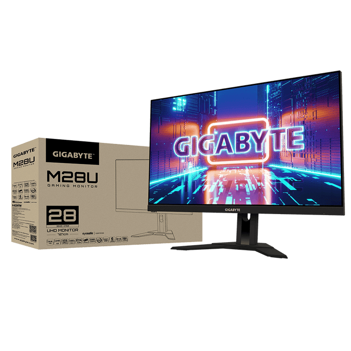 28" Gigabyte M28U 4K UHD 144Hz IPS Gaming Monitor