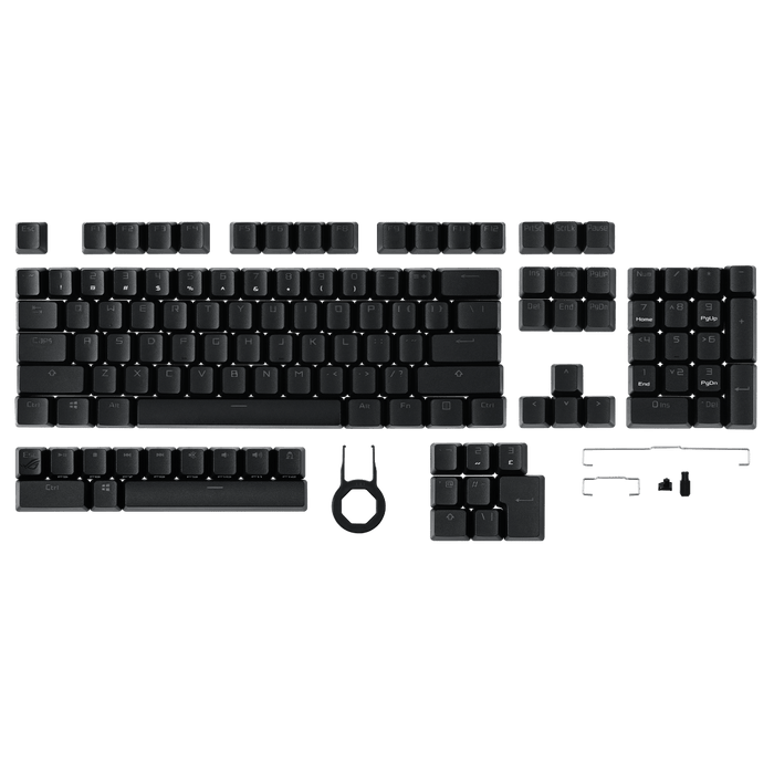 Asus ROG PBT Black Shine-through Keycap Set