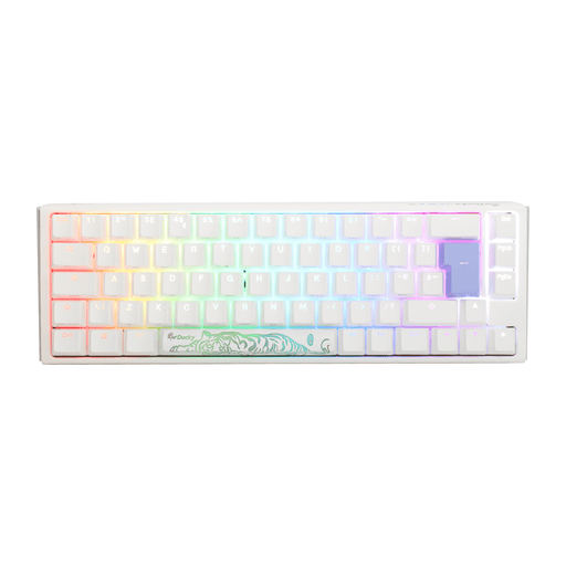 Ducky One 3 SF Pure White UK ISO RGB Cherry MX Black