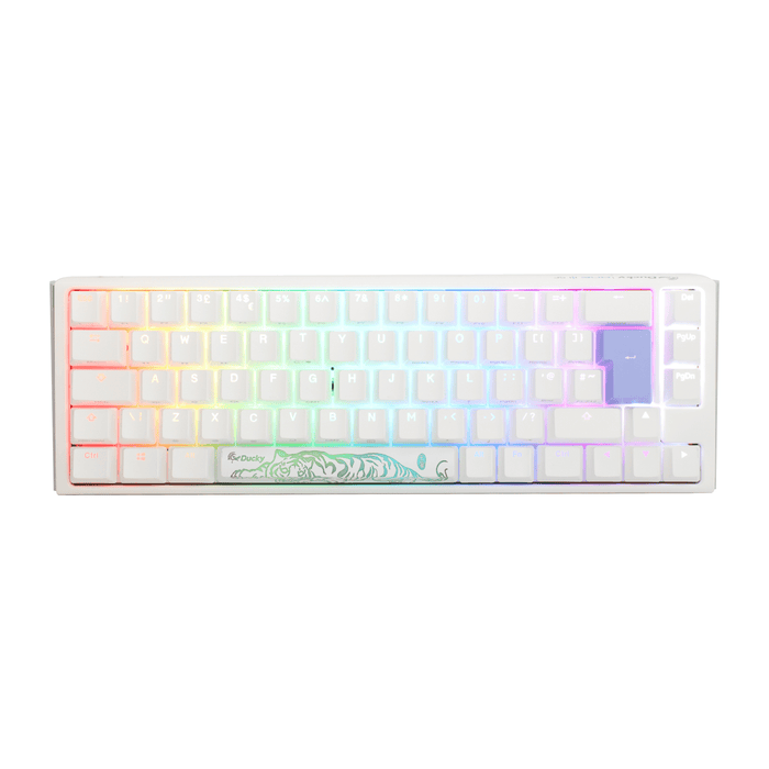 Ducky One 3 SF Pure White UK ISO RGB Cherry MX Black