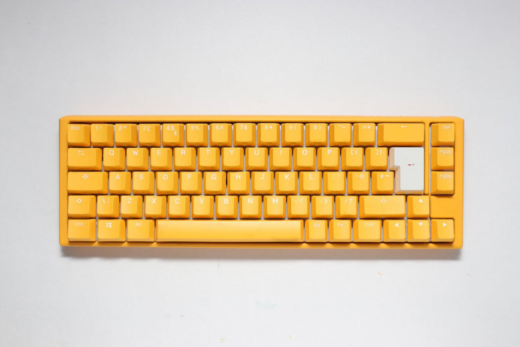 Ducky One 3 SF Yellow UK ISO 65% RGB Cherry MX Clear