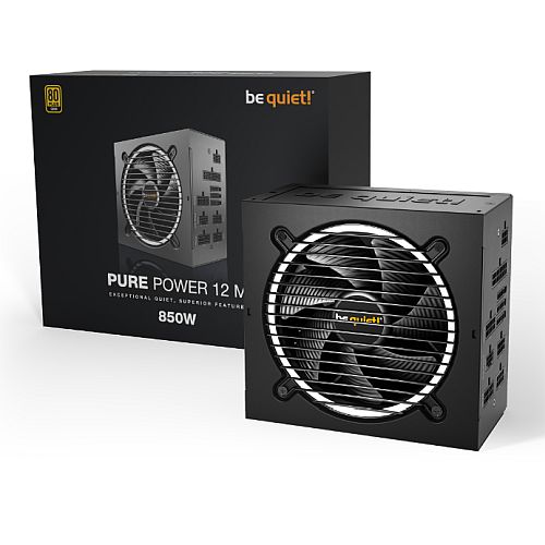 850W Be Quiet! Pure Power 12 M ATX 3.0 Gold PSU