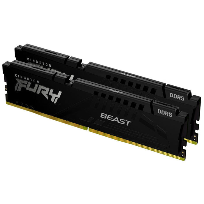 32GB 2x16GB DDR5 5600MHZ CL38 Kingston Fury Beast RAM