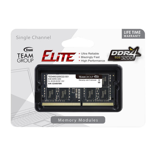 8GB DDR4 3200MHZ Team Elite Laptop RAM