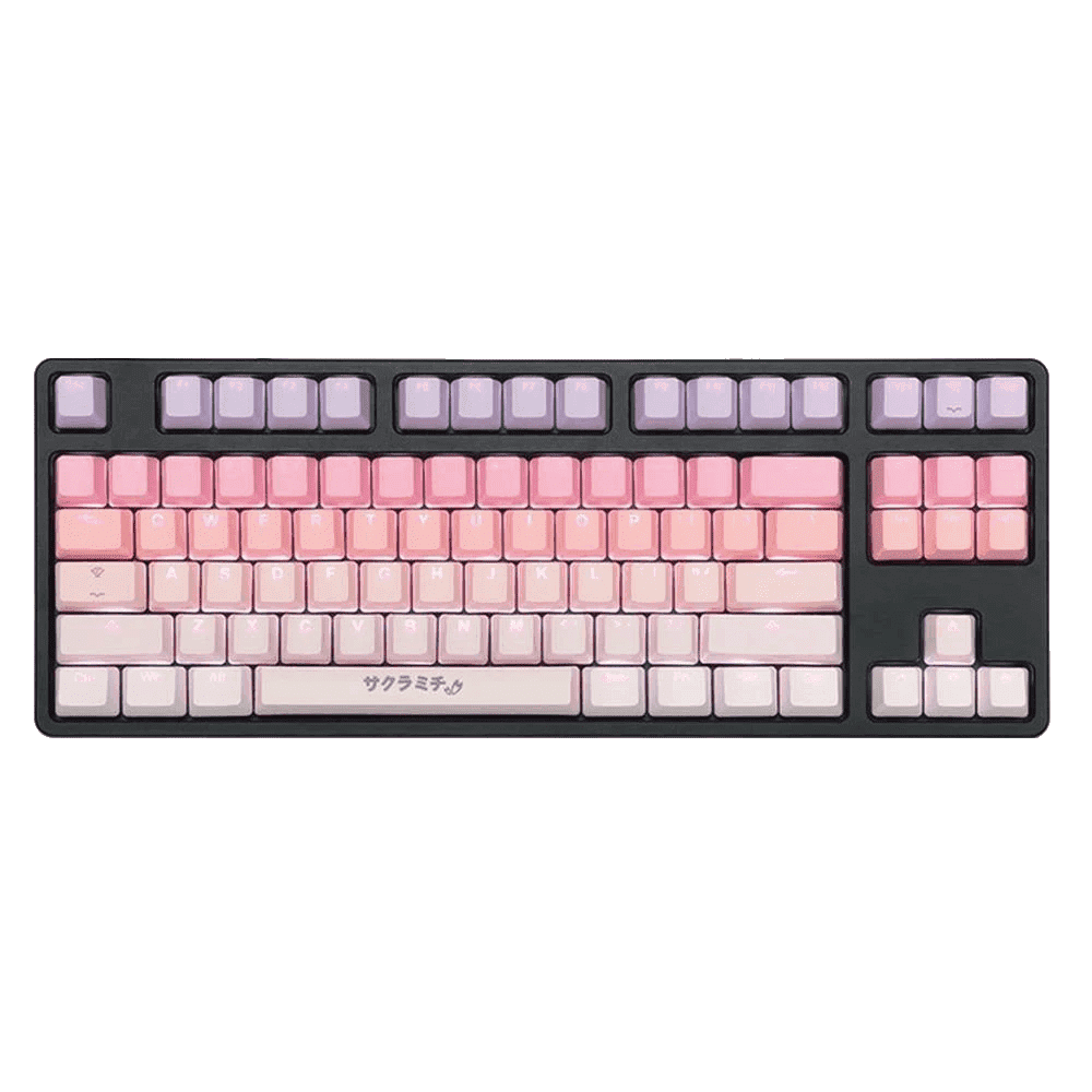 TAI-HAO PBT DOUBLE SHOT BACKLIT SAKURA MICHI KEYCAPS — Computer Orbit